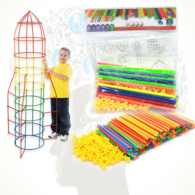 

Gobestart 4D Pipe Building Blocks For Children DIY Assembling Tunnel Model Kids Toys