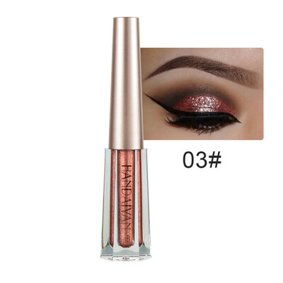 

12 Colors Glitter Liquid Eyeshadow Long Lasting Shimmers Eye Makeup Highlighter