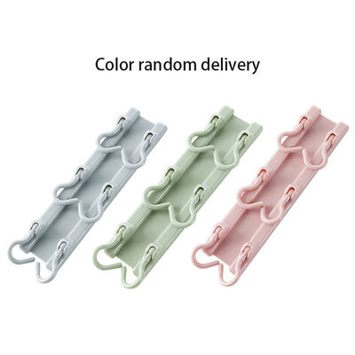 

Towel Hooks Without Traces Six Multi-purpose Kitchen And Bathroom Storage Adjustable