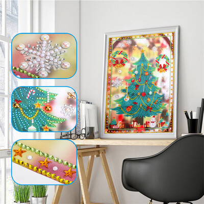 

Tailored Special Shaped Diamonds Painting DIY 5D Partial Drill Cross Stitch Kits Crystal