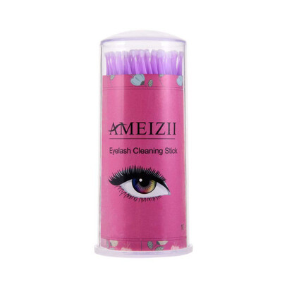 

AMEIZII 100Pcs Disposable Eyelash Makeup Brushes Cosmetic Eyelash Extension Tools Individual Lash Removing Makeup Tools Lint