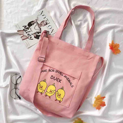 

Multi-Color Durable Sturdy Lady Capacity Student Canvas Slant Bag Shoulder Bag