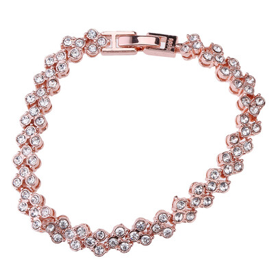 

Roman Bracelet Women Crystal Bracelet Zircon Bangle Jewelry