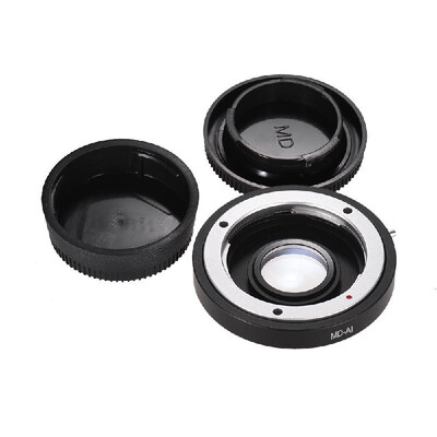 

MD-AI Lens Mount Adapter Ring with Corrective Lens for Minolta MD MC Mount Lens to Fit for Nikon AI F Mount Camera for D3200 D5200