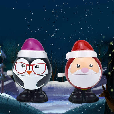 

YIWULA2PCS Clockwork Wind Up Santa Claus Toy Funny Christmas Toy Party Favors Gifts