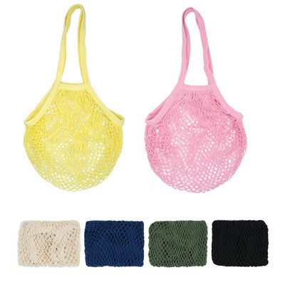 

〖Follure〗6PCS Mesh Net Turtle Bag String Shopping Bag Reusable Fruit Storage Handbag Tote