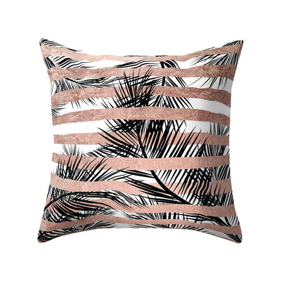 

〖Follure〗Rose Gold Pink Cushion Cover Square Pillowcase Home Decoratio