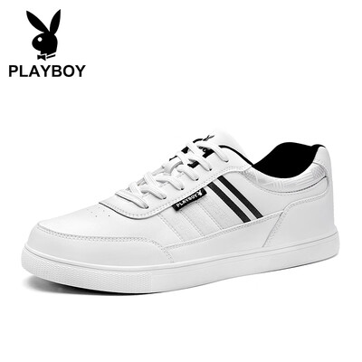 

Playboy PLAYBOY fashion sports&leisure shoes mens low-top tie wild DA75167 white black 44