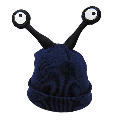 

Winter Children Cute Warm Hats Kids Solid Color Knitted Hemming Hat for 0-7T baby Lovely Caps