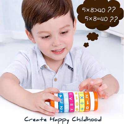 

YIWULANew Children Kids Mathematics Numbers Magic Cube Toy Puzzle Game Gift Toy