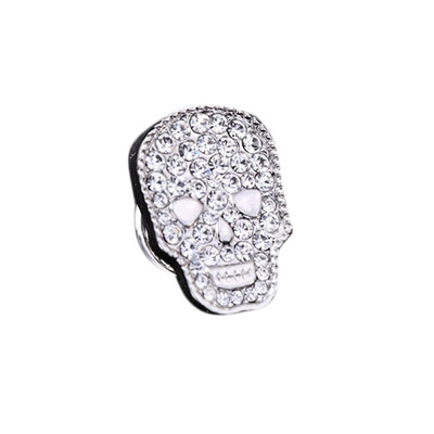 

Skull Brooch Corsage Shirt Collar Pin Clip Buckle Badge Brooch Clip Accessories