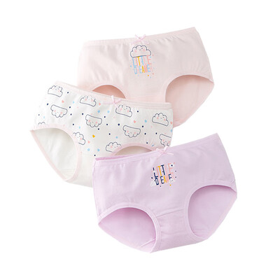 

3Pcs Cotton Soft Baby Girls Underwear Cartoon Baby Panties Baby Underpanties Breathable Briefs Kids Sweet Princess Underwear