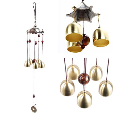 

New Wind Chimes Antirust Bell Outdoor Living Wind Chimes Yard Garden Copper Outdoor Decorations Birthday Gifts Hanging Decorat