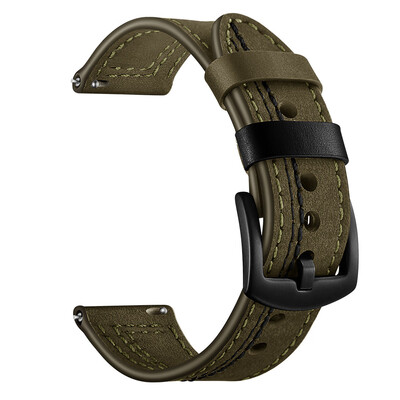 

〖Follure〗Leather Replacement Watch Wrist Strap Band For Samsung Gear S3 22MM Smart Watch