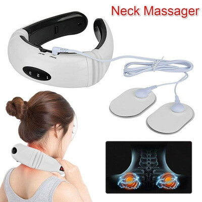 

2020 NEW Electric Pulse Neck Shoulder Back Massager Kneading Shiatsu Heating Pain Relief