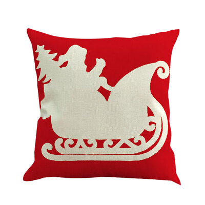 

〖Follure〗Merry Christmas Cushion Cover Square Pillow Case Home Decor