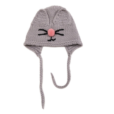 

Kid Winter Hat 2019 Autumn Baby Girls Boys Toddler Cartoon Print Hats With Ear Design Casual Caps Sweet Protection Headwear