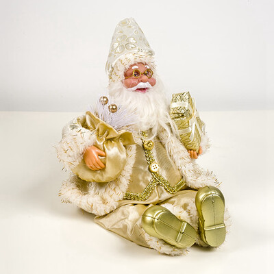 

Merry Christmas Santa Claus Sitting Standing Doll Christmas Ornament Christmas Desk Decor Kids Gift