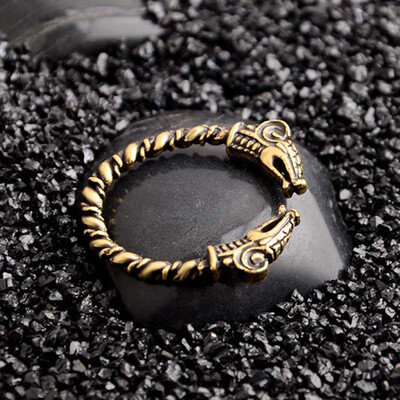 

3 Colours Punk Gothic Viking Fenrir Wolves Rings Norse Oath Men Finger Ring