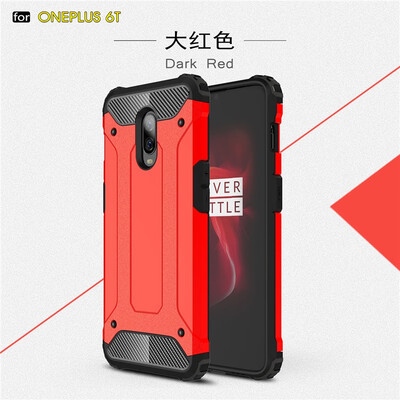 

Goowiiz Phone Case For OnePlus 6T King Kong Armor Fashion Bumper PC TPU Prevent falling