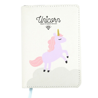 

Kwaii Cute Unicorn Daily Weekly Monthly Schedule Planner Notebook A6 Colorful Organizer Journal Dairy