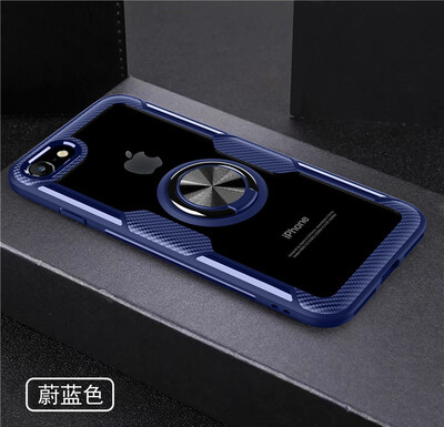 

Back Cover For iPhone 7 iPhone 8 Case Car Holder Stand PC TPU Ring Suction Scratchproof Bracket Made in Germany