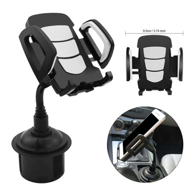 

1pc Car SUV Cup Holder Mobile Phone Stand Mount 360 Degree Rotation Accessories