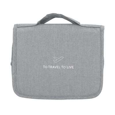 

Toponeto Hanging Toiletry Bag Large Kit Folding Makeup Organizer for Men & Women Travel