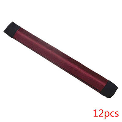 

12pcs Memory Metal Coil Twist Simulation False Hair Band Random Color Women Hairstyle Accessories