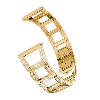 

〖Follure〗Replacement Metal Crystal Watch Strap Wrist Band For Samsung Galaxy Watch 46mm