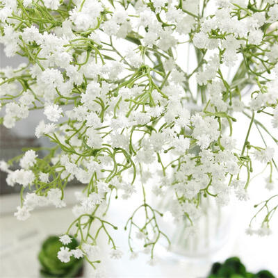

DIY Artificial breath Flower Gypsophila Fake Silicone plant for Wedding Home Hotel Party Decorations 3 Colors