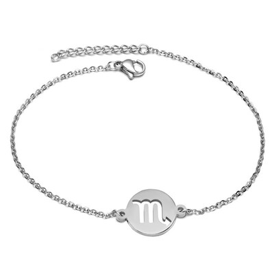 

Fashion Special Twelve Constellations Bracelet Charms Jewelry Woman Beads Chain