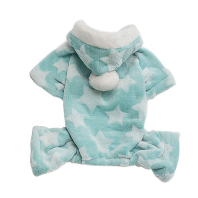 

Pet Dogs Warm Cloth Sweater Four Foot Cute Coats for Small Medium Dogs with Plush Ball Puppy Autumn&Winter Cloth Accessories