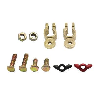 

Positive Negative Battery Terminal With Vinyl Coated Wing Nuts For Marine Boat
