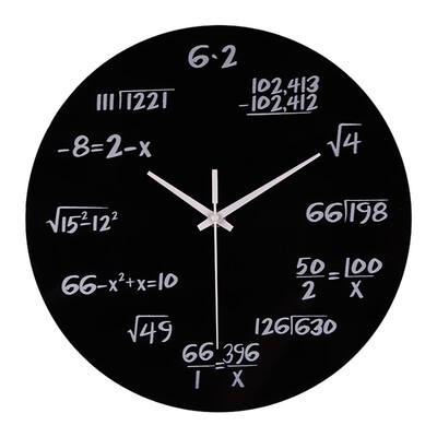 

Gobestart Silent Math Equations Polytechnic Digital Wall Clock