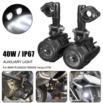 

2x Spot LED Auxiliary Fog Light Safety Driving Lamp Motorcycle For BMW R1200GS