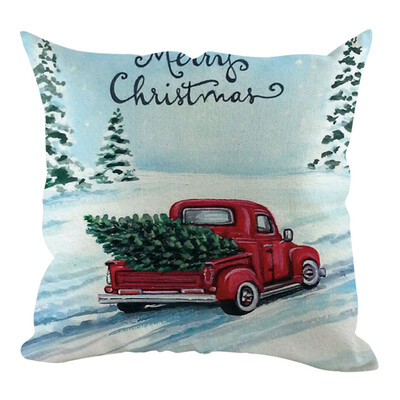 

Tailored Christmas Pillow Cover Pillowcases Decorative Sofa Cushion Cover Home Decoration