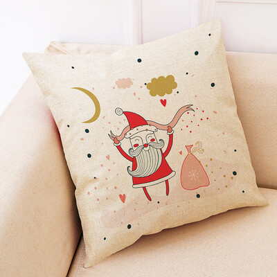 

Tailored Christmas Home Decor Cushion Cover Graffi Style Throw Pillowcase Pillow Covers