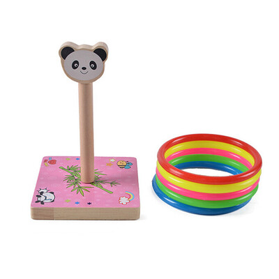 

Tailored Wooden Animal throwing ring Invigorating Intellectual Funny circle game Toys