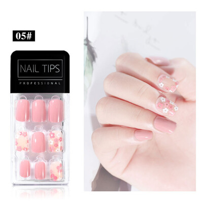 

Gobestart Finished Nail Patches 30Pcs Boxed Removable Repeated Use Of fake Nail Patches