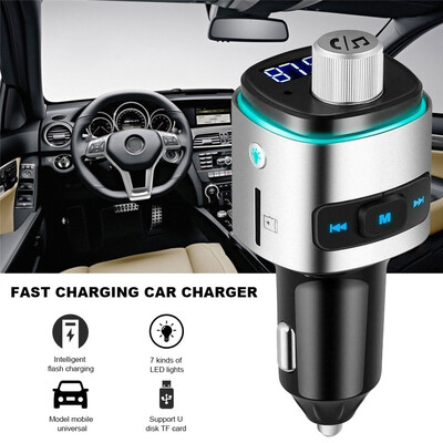 

QC 30 12-24V Bluetooth Car Charger U Disk FM Player