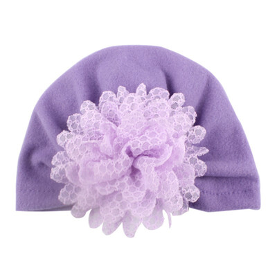 

New Baby Girl Flower Elastic Hats Turban Cap Cute Soft Infant Hair Accessories