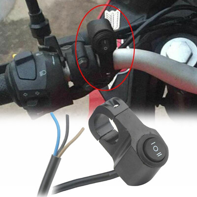 

78 LED Motorcycle Handlebar Headlight Fog Brake Light Lamp On Off On Switch