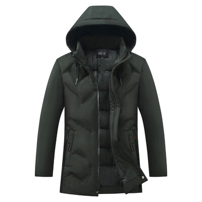 

Toponeto Mens Winter Zipped Warm Tracksuit Casual Long Sleeve Outwear Coat
