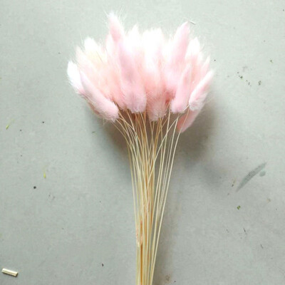 

30pcslot Real Touch Artificial Flowers Wedding Decorative Flowers Natural Rabbit Tail Fake Flowers Wedding Party Decoration
