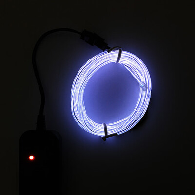 

Siaonvr Flexible LED Light EL Wire String Strip Rope Glow Decor Neon Lamp USB Controlle