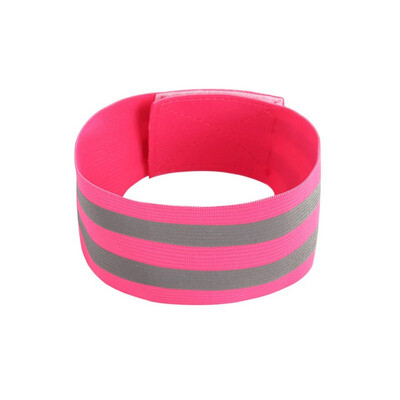 

Single night run 5cm wide double highlight reflective elastic band sports armband bracelet leggings