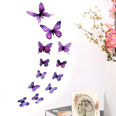 

Gobestart 3D DIY Wall Sticker Stickers Butterfly Home Decor Room Decorations New BU