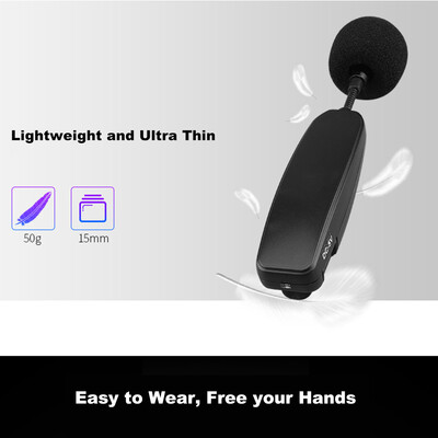 

Professional UHF Wire-less Microphone Clip-on StyleHead-mounted Style with Receiver & Transmitter