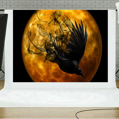 

Toponeto Halloween Backdrops Pumpkin Vinyl 5x3FT Lantern Background Photography Studio